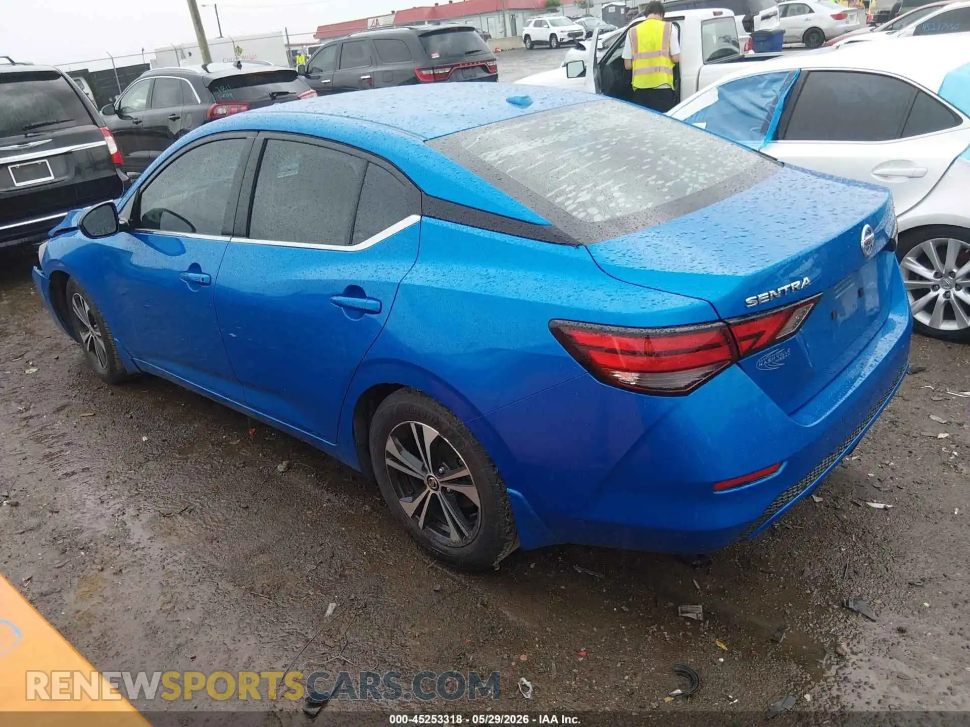 3 Photograph of a damaged car 3N1AB8CVXMY233838 NISSAN SENTRA 2021