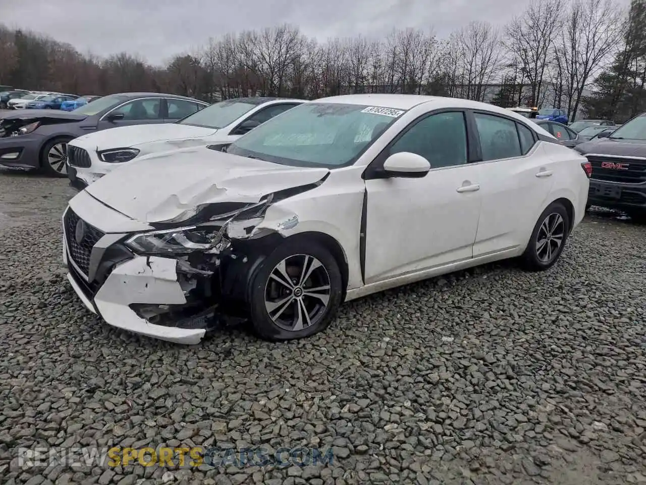 1 Photograph of a damaged car 3N1AB8CVXMY235945 NISSAN SENTRA 2021