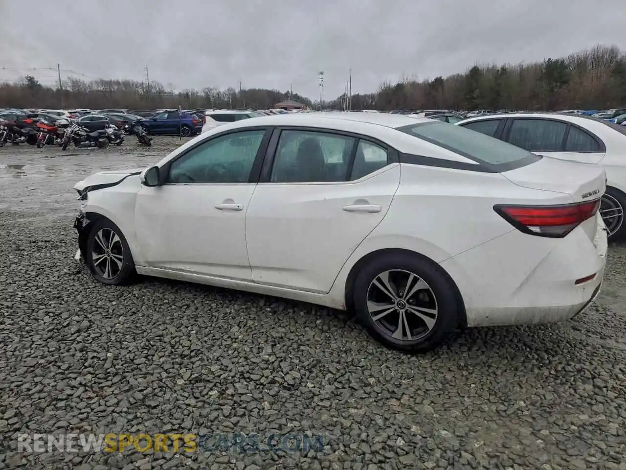 2 Photograph of a damaged car 3N1AB8CVXMY235945 NISSAN SENTRA 2021