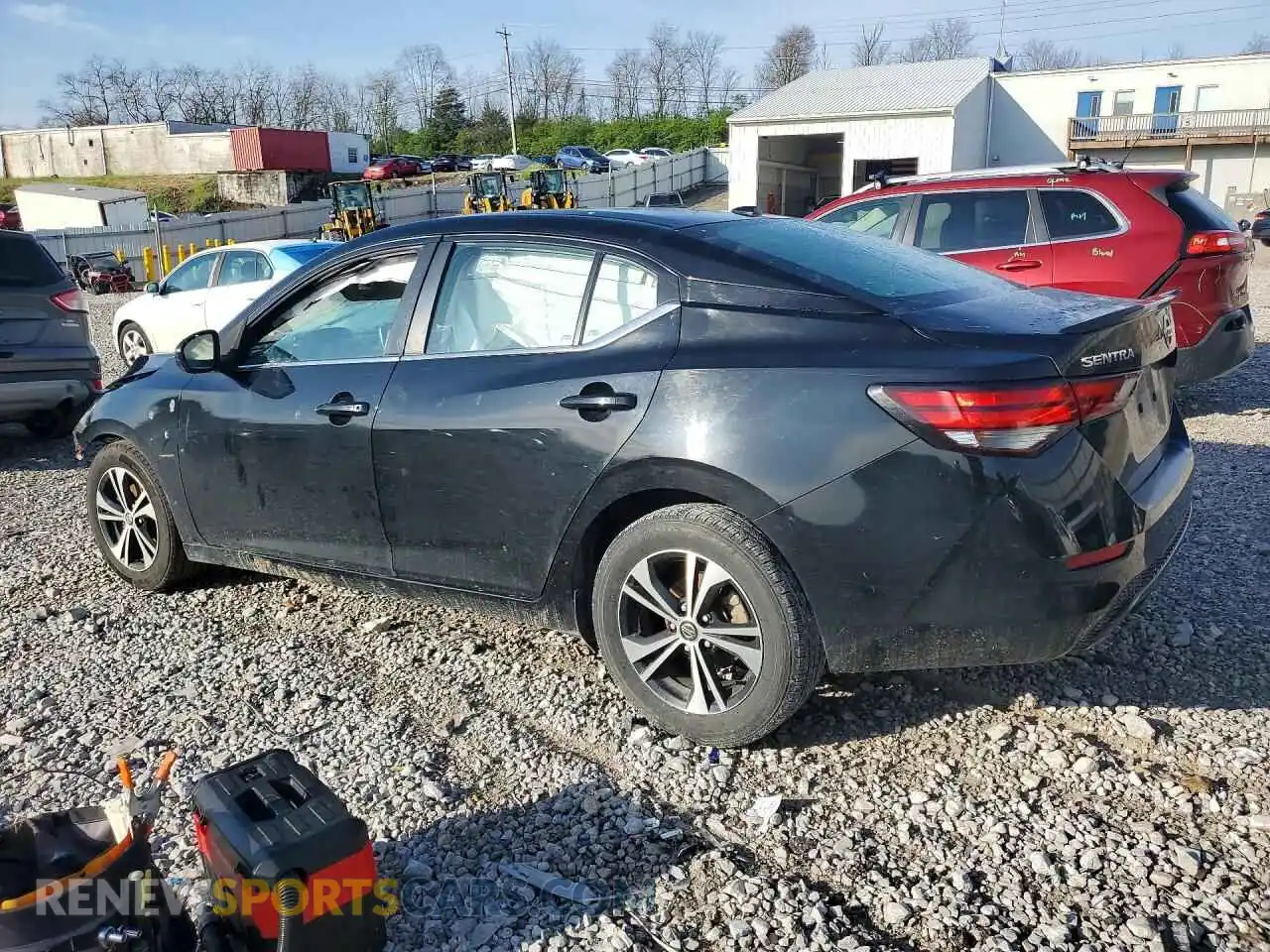 2 Photograph of a damaged car 3N1AB8CVXMY236674 NISSAN SENTRA 2021