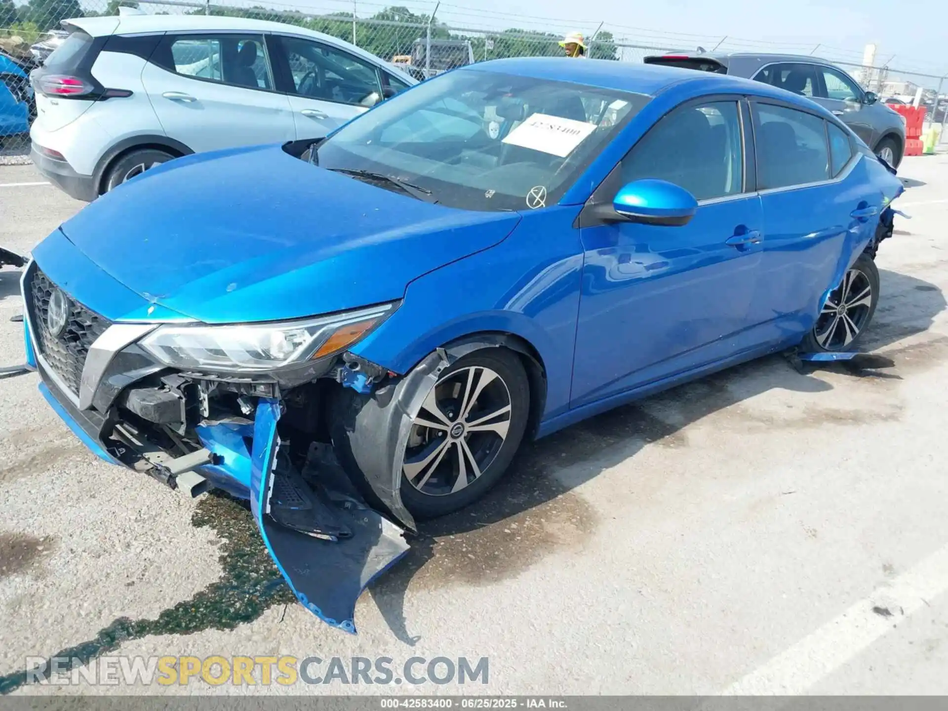 2 Photograph of a damaged car 3N1AB8CVXMY236898 NISSAN SENTRA 2021