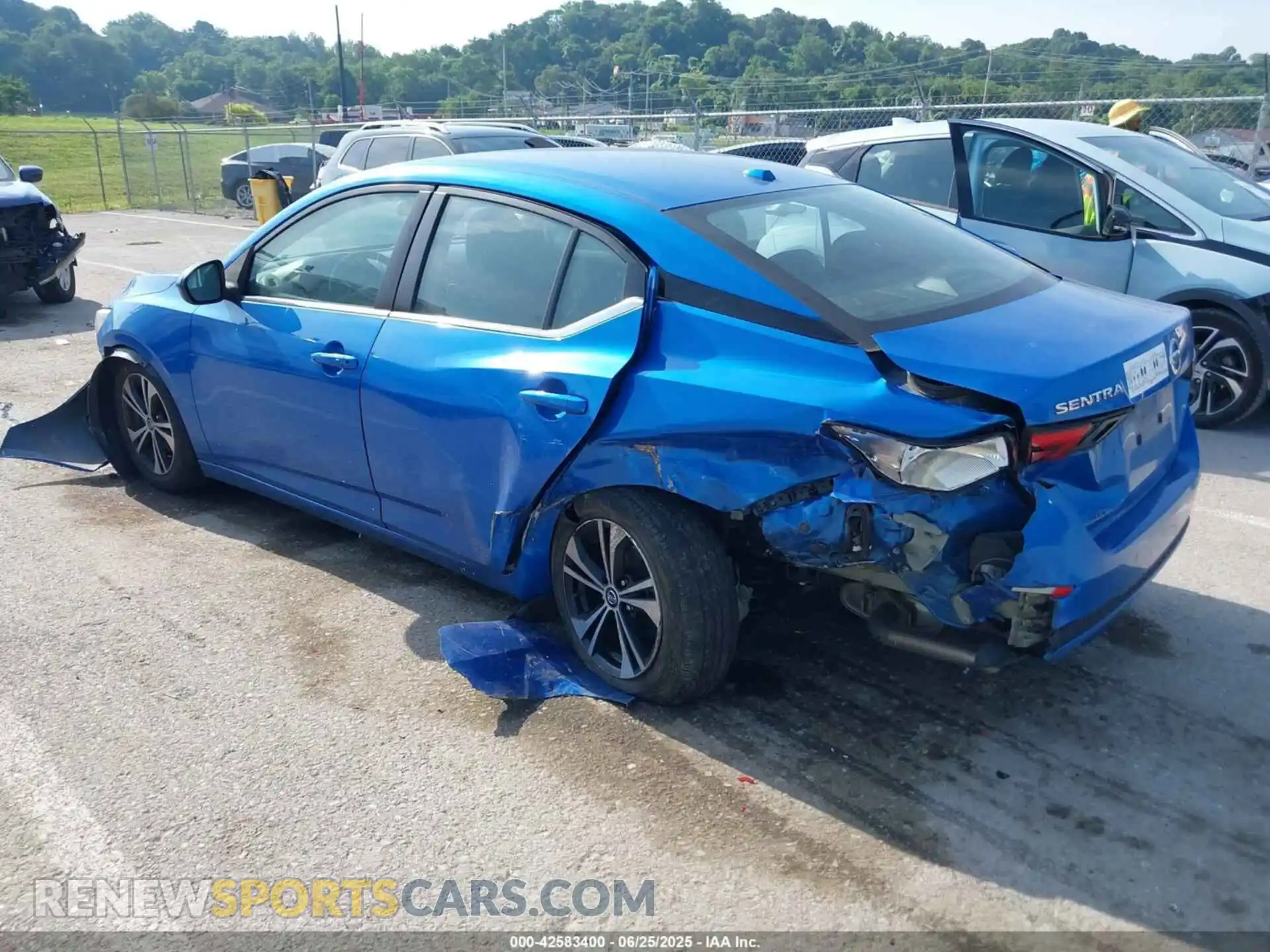 3 Photograph of a damaged car 3N1AB8CVXMY236898 NISSAN SENTRA 2021