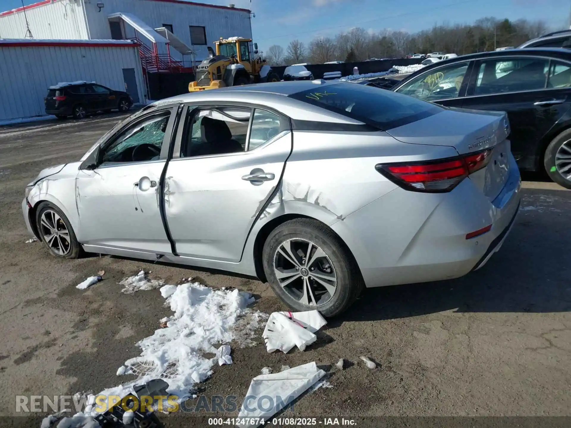 3 Photograph of a damaged car 3N1AB8CVXMY237792 NISSAN SENTRA 2021