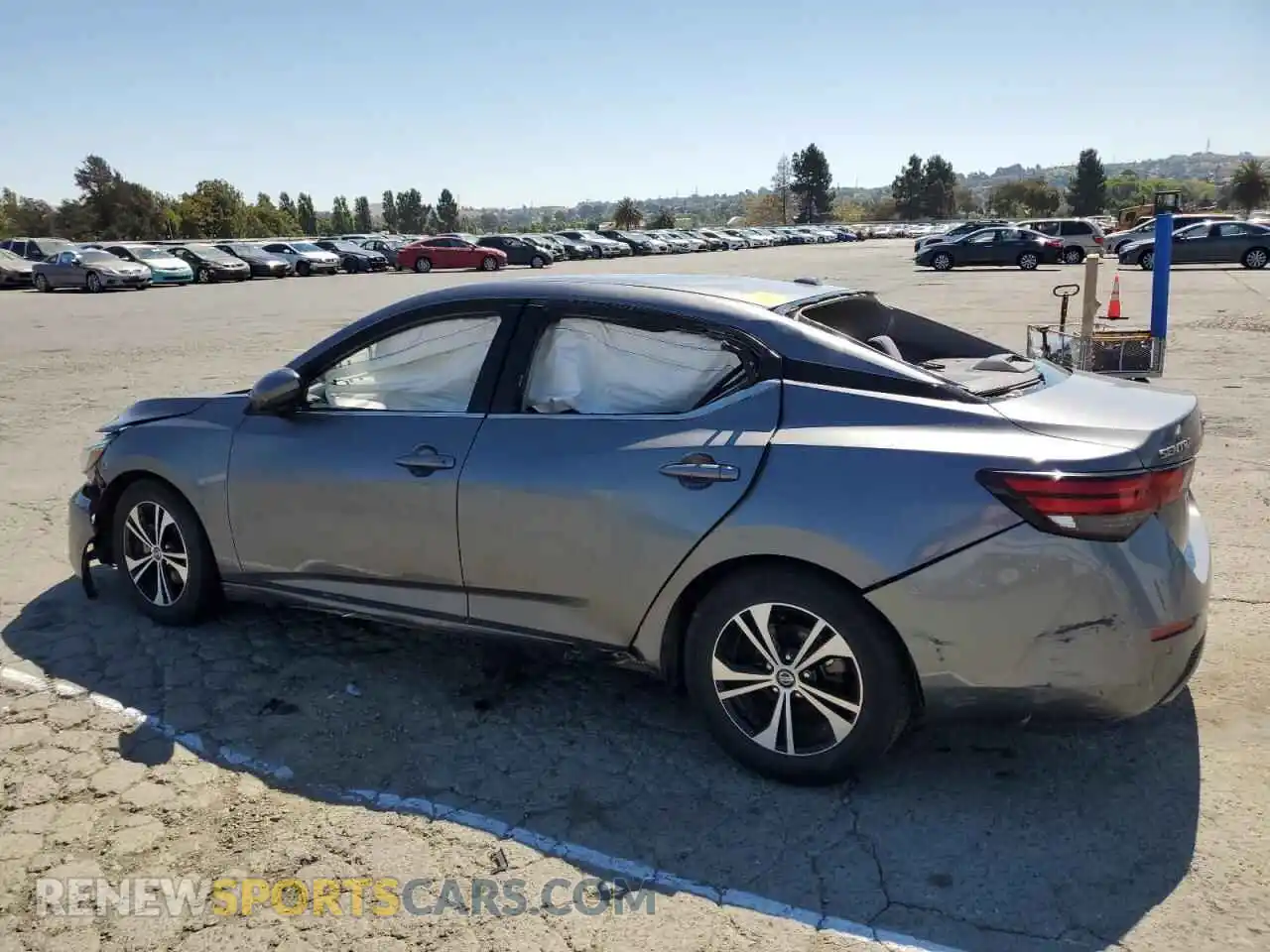 2 Photograph of a damaged car 3N1AB8CVXMY237971 NISSAN SENTRA 2021