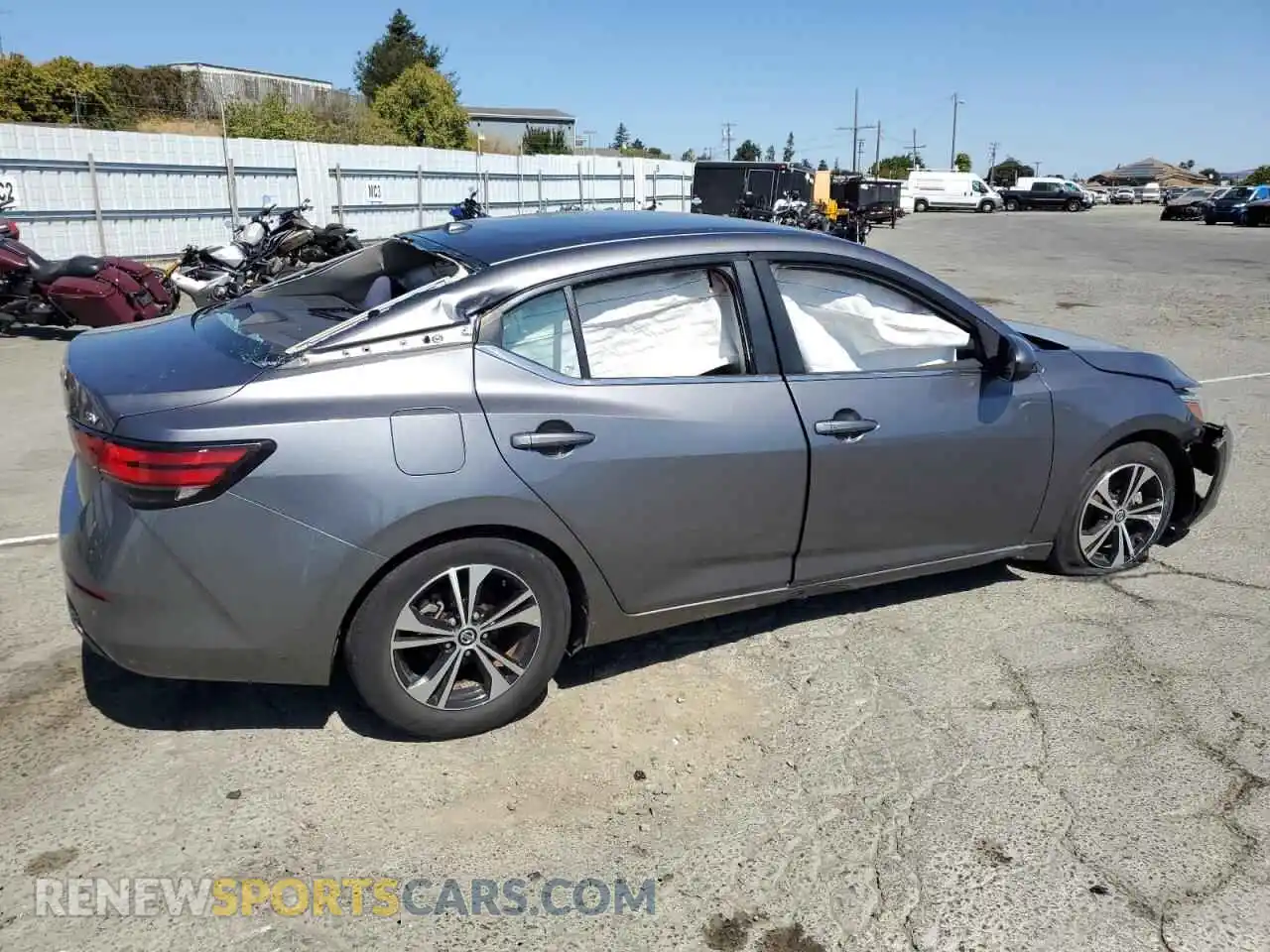 3 Photograph of a damaged car 3N1AB8CVXMY237971 NISSAN SENTRA 2021