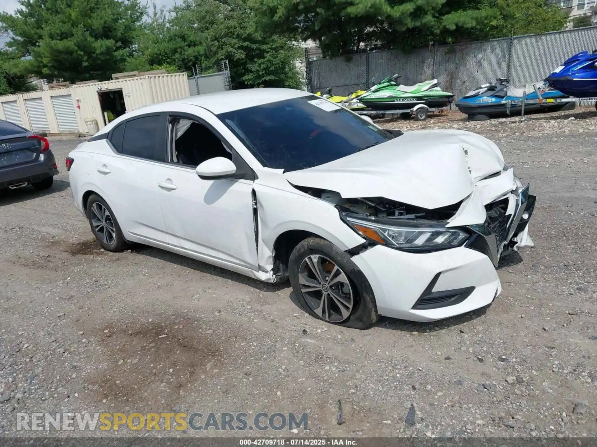 1 Photograph of a damaged car 3N1AB8CVXMY238280 NISSAN SENTRA 2021