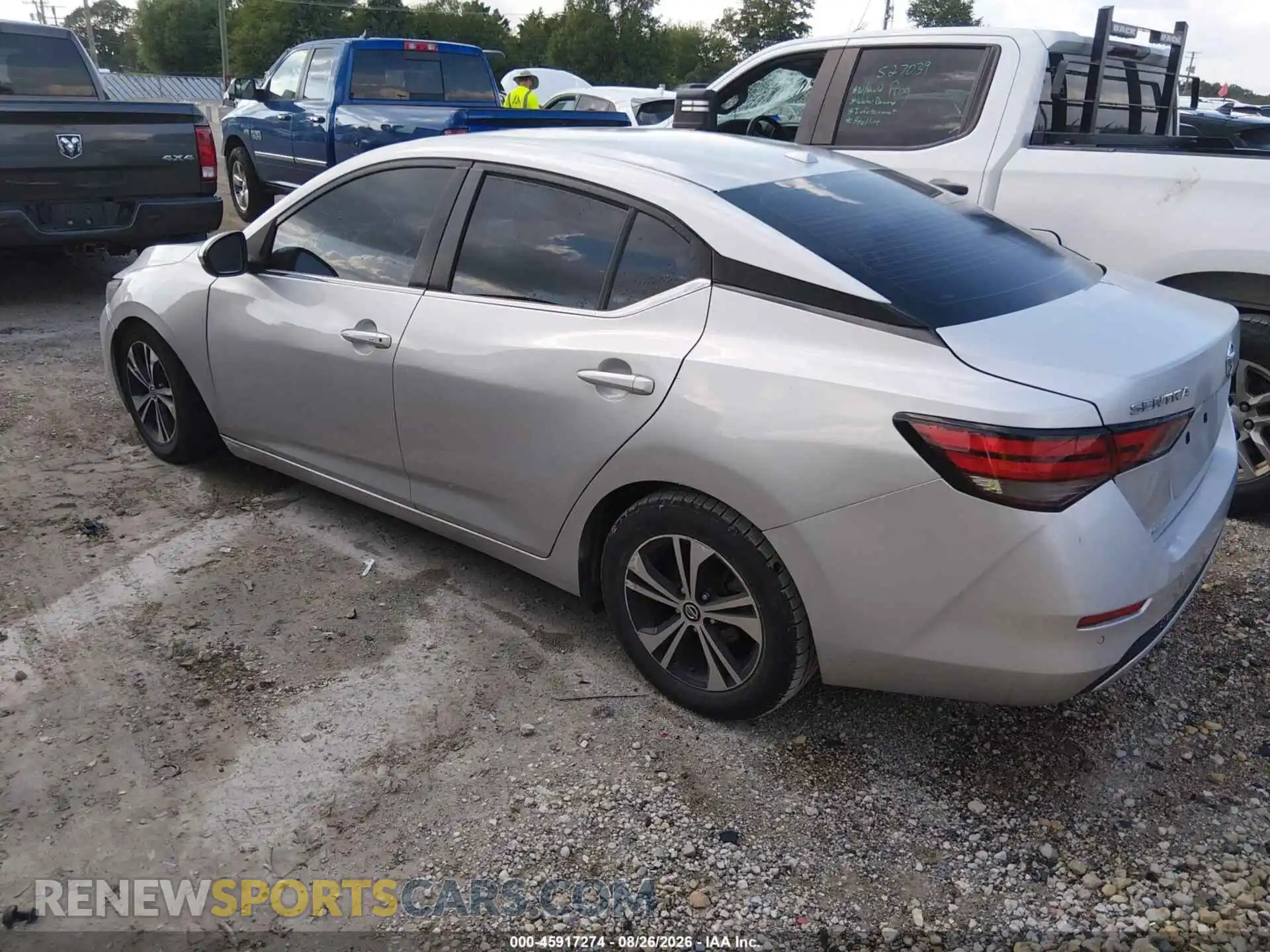 3 fotografías del automóvil dañado 3N1AB8CVXMY238795 NISSAN SENTRA 2021