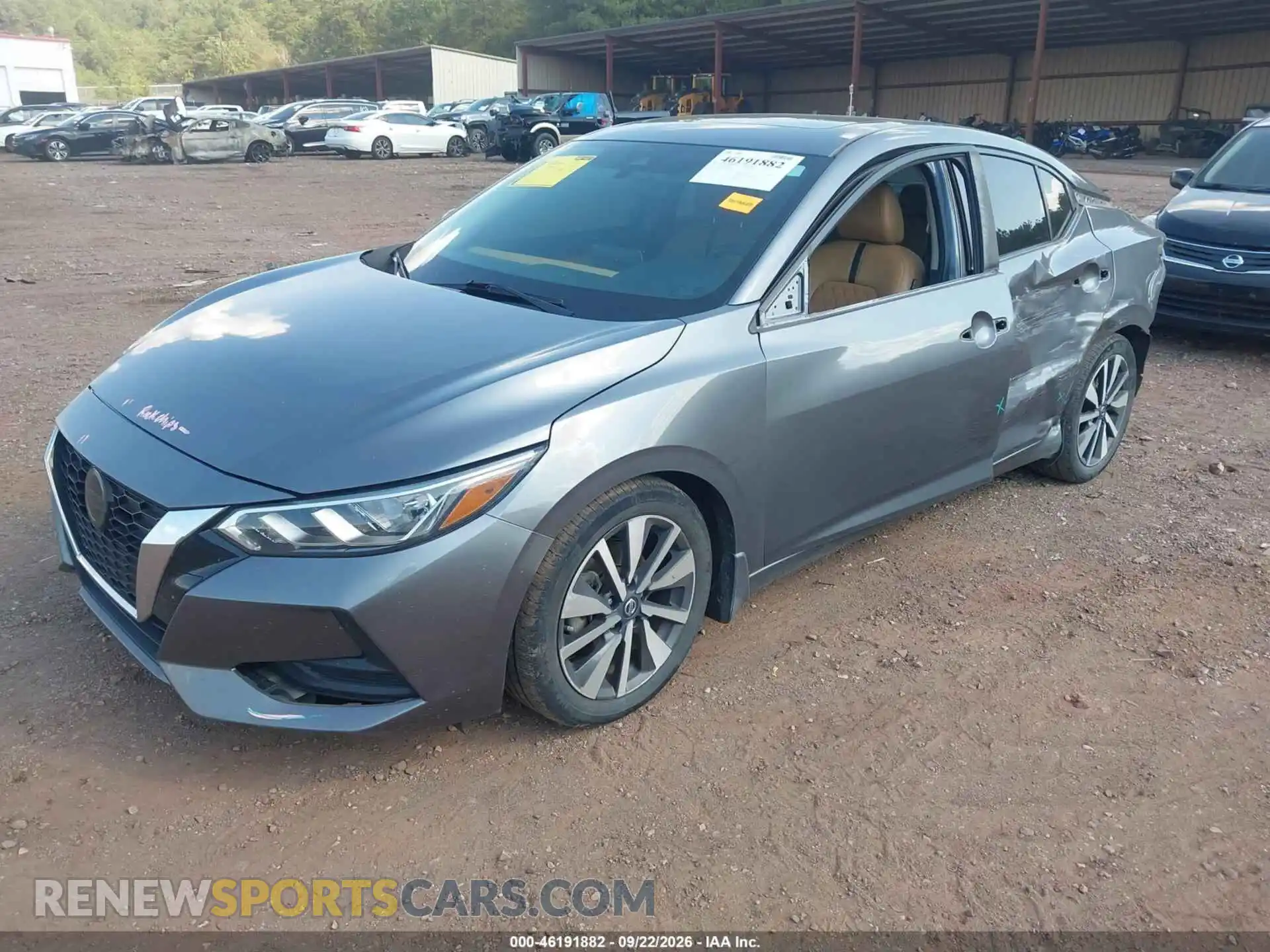 2 fotografías del automóvil dañado 3N1AB8CVXMY239414 NISSAN SENTRA 2021