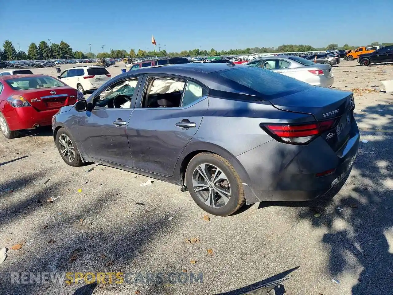2 Photograph of a damaged car 3N1AB8CVXMY239932 NISSAN SENTRA 2021