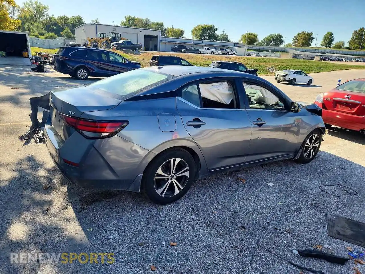 3 Photograph of a damaged car 3N1AB8CVXMY239932 NISSAN SENTRA 2021