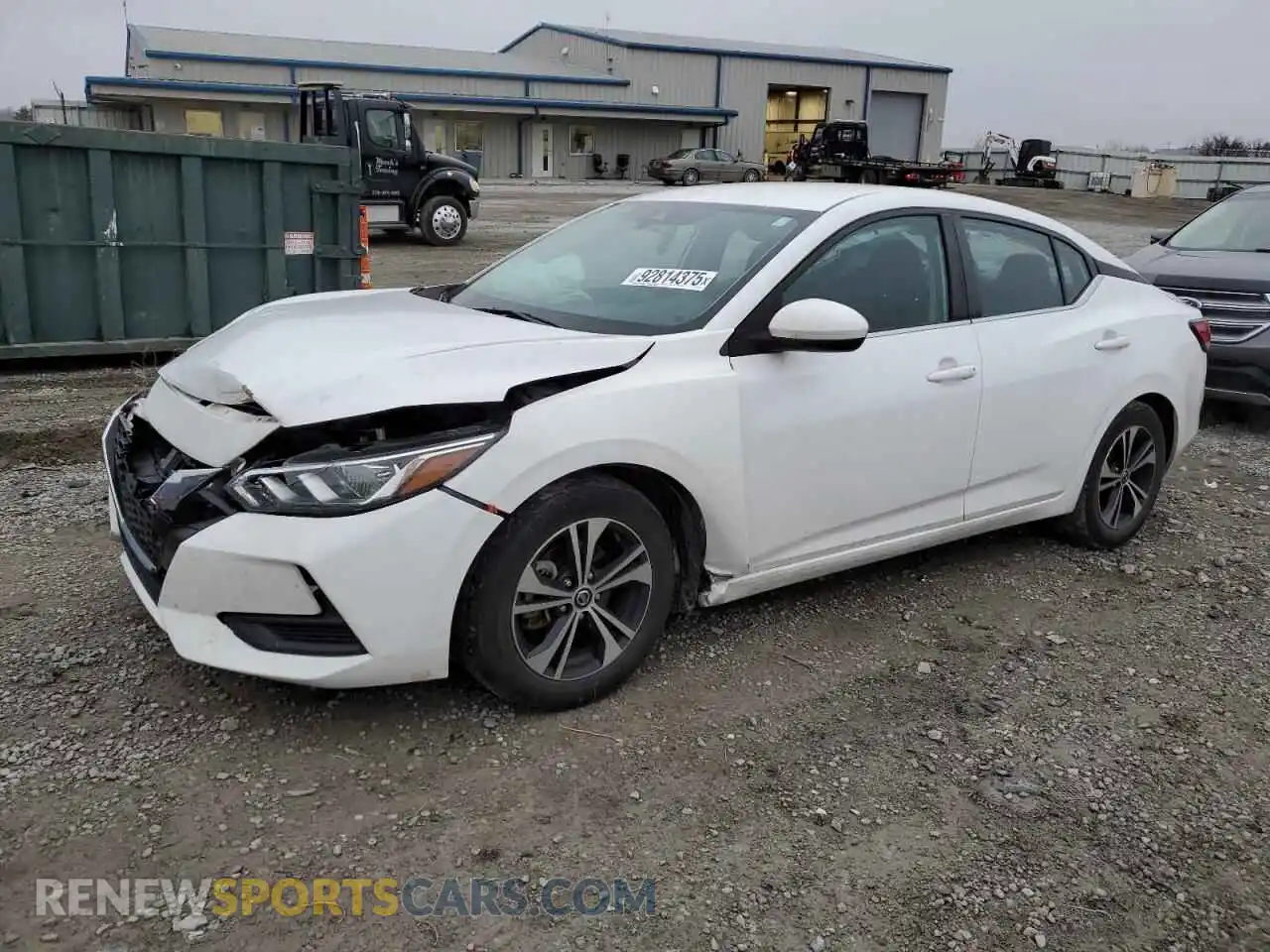 1 Photograph of a damaged car 3N1AB8CVXMY239994 NISSAN SENTRA 2021