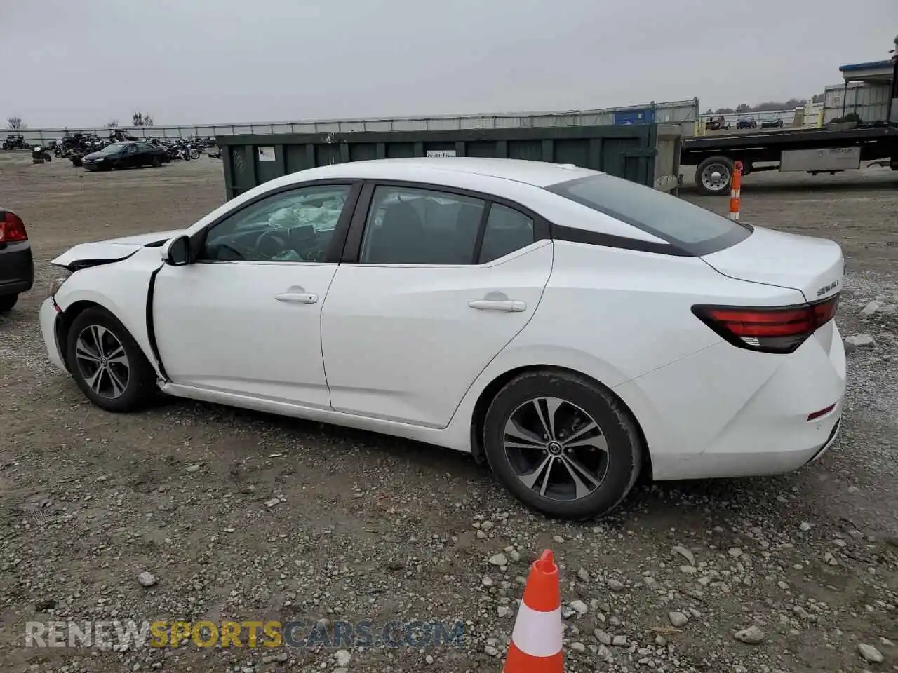 2 Photograph of a damaged car 3N1AB8CVXMY239994 NISSAN SENTRA 2021