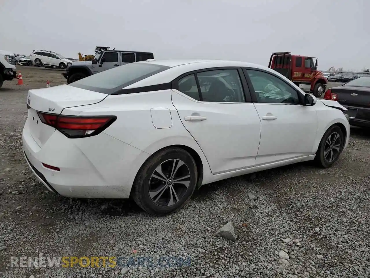 3 Photograph of a damaged car 3N1AB8CVXMY239994 NISSAN SENTRA 2021