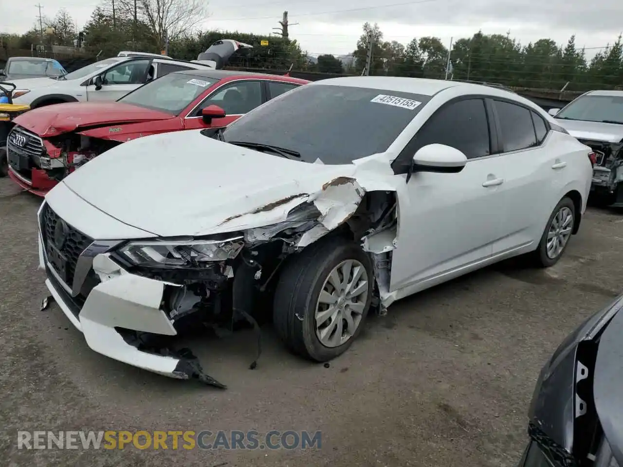 1 Photograph of a damaged car 3N1AB8CVXMY240224 NISSAN SENTRA 2021
