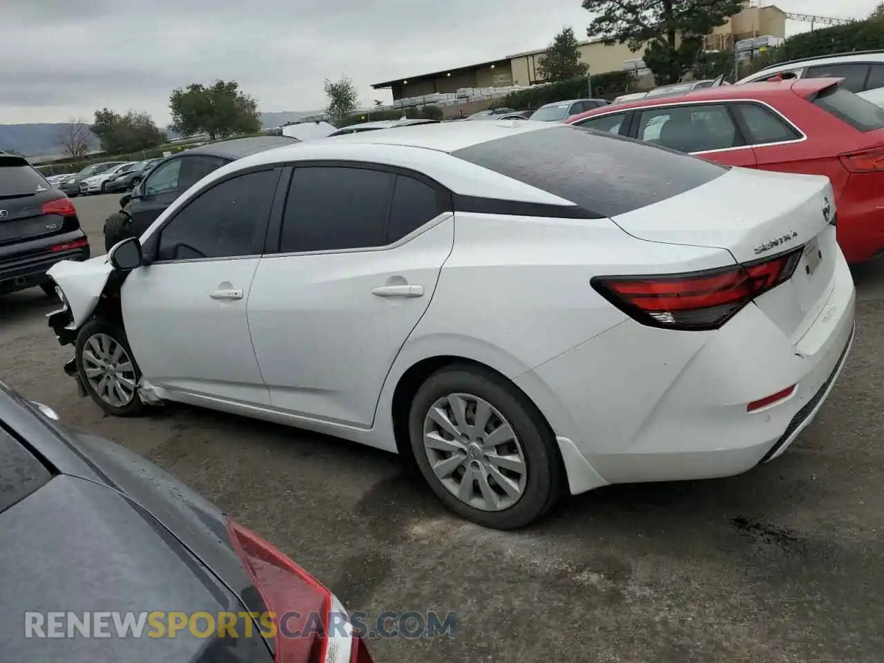 2 Photograph of a damaged car 3N1AB8CVXMY240224 NISSAN SENTRA 2021
