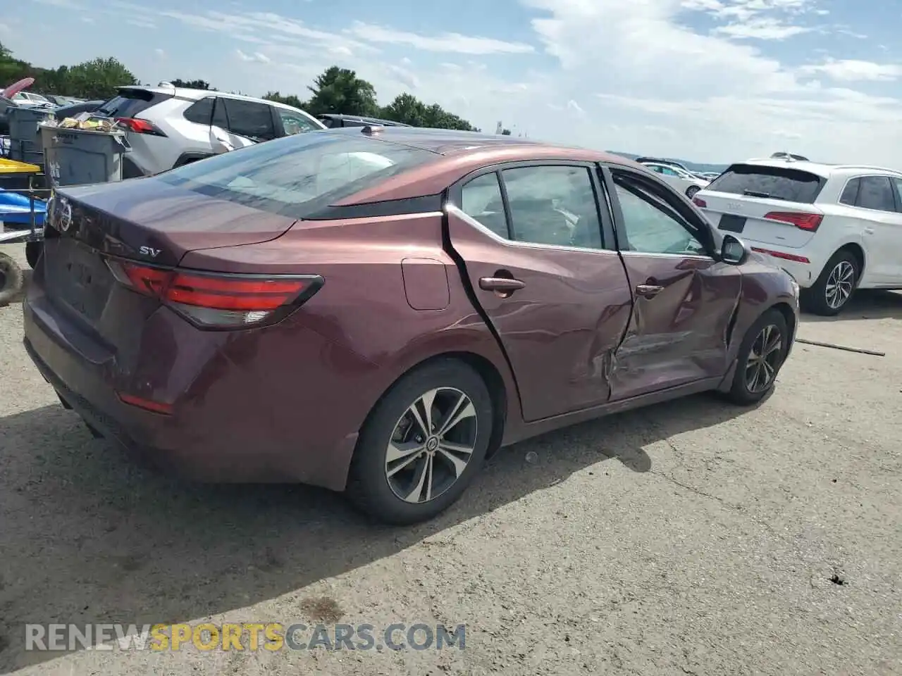 3 Photograph of a damaged car 3N1AB8CVXMY241017 NISSAN SENTRA 2021