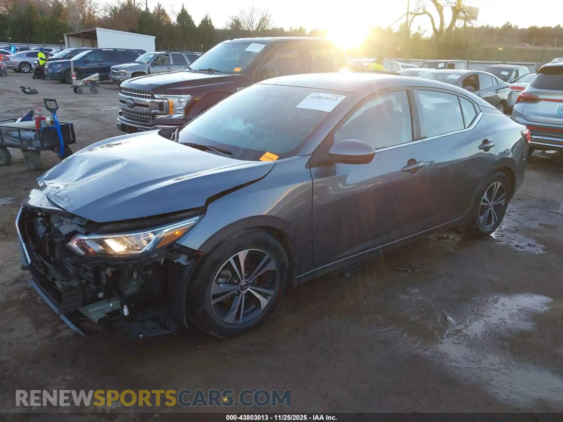 2 Photograph of a damaged car 3N1AB8CVXMY241678 NISSAN SENTRA 2021