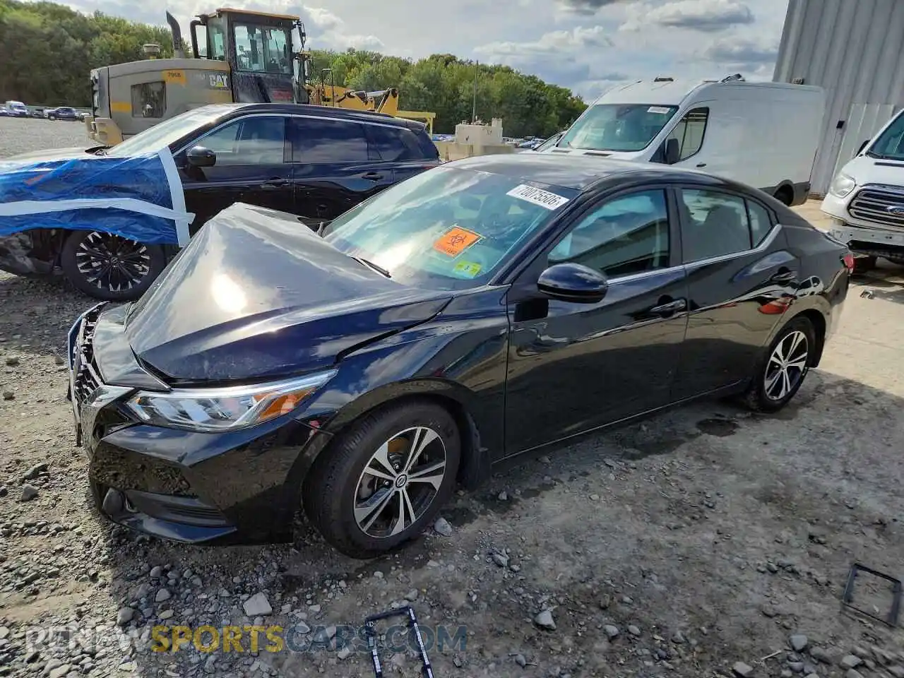 1 fotografías del automóvil dañado 3N1AB8CVXMY242409 NISSAN SENTRA 2021