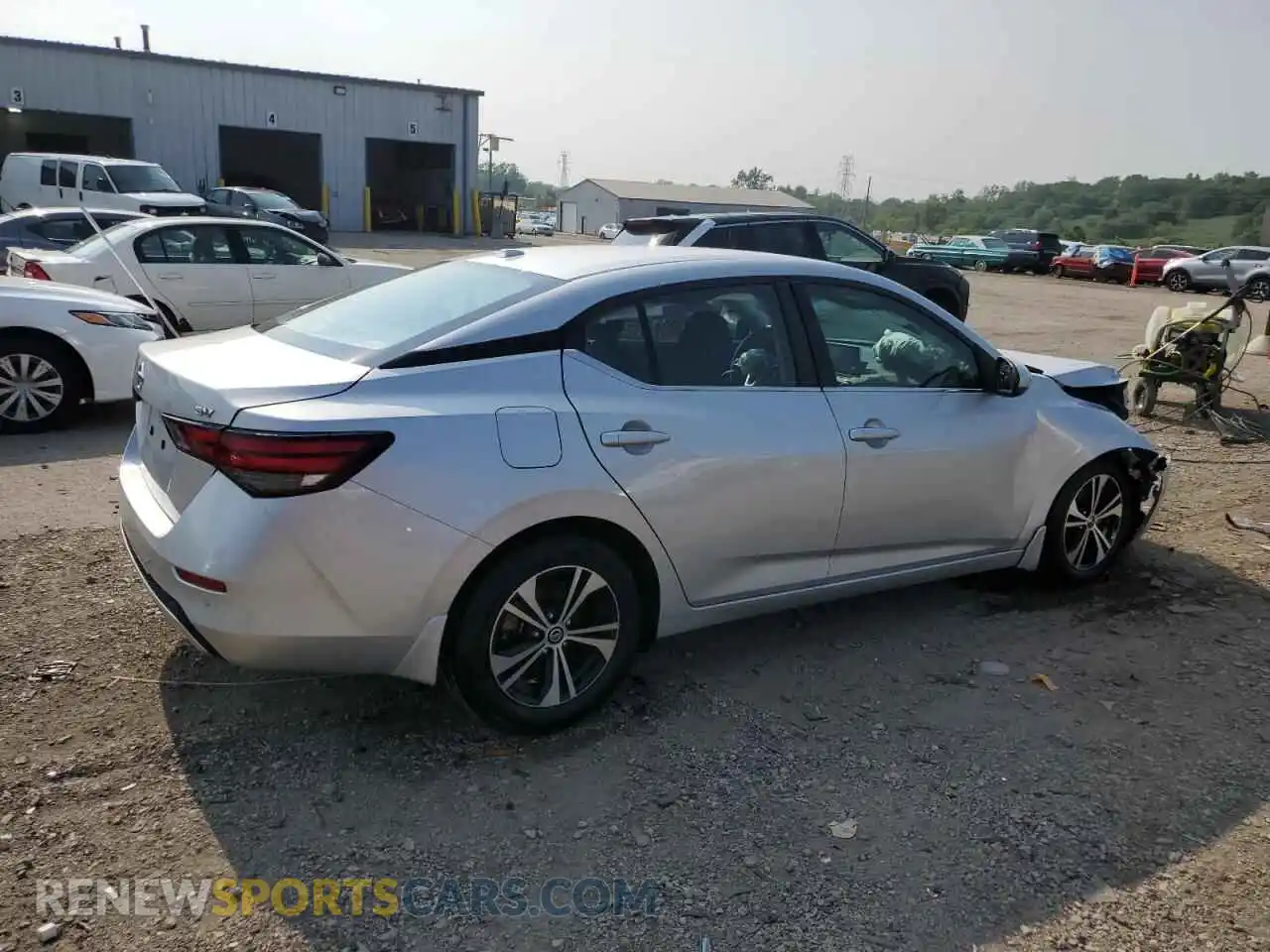 3 Photograph of a damaged car 3N1AB8CVXMY242832 NISSAN SENTRA 2021
