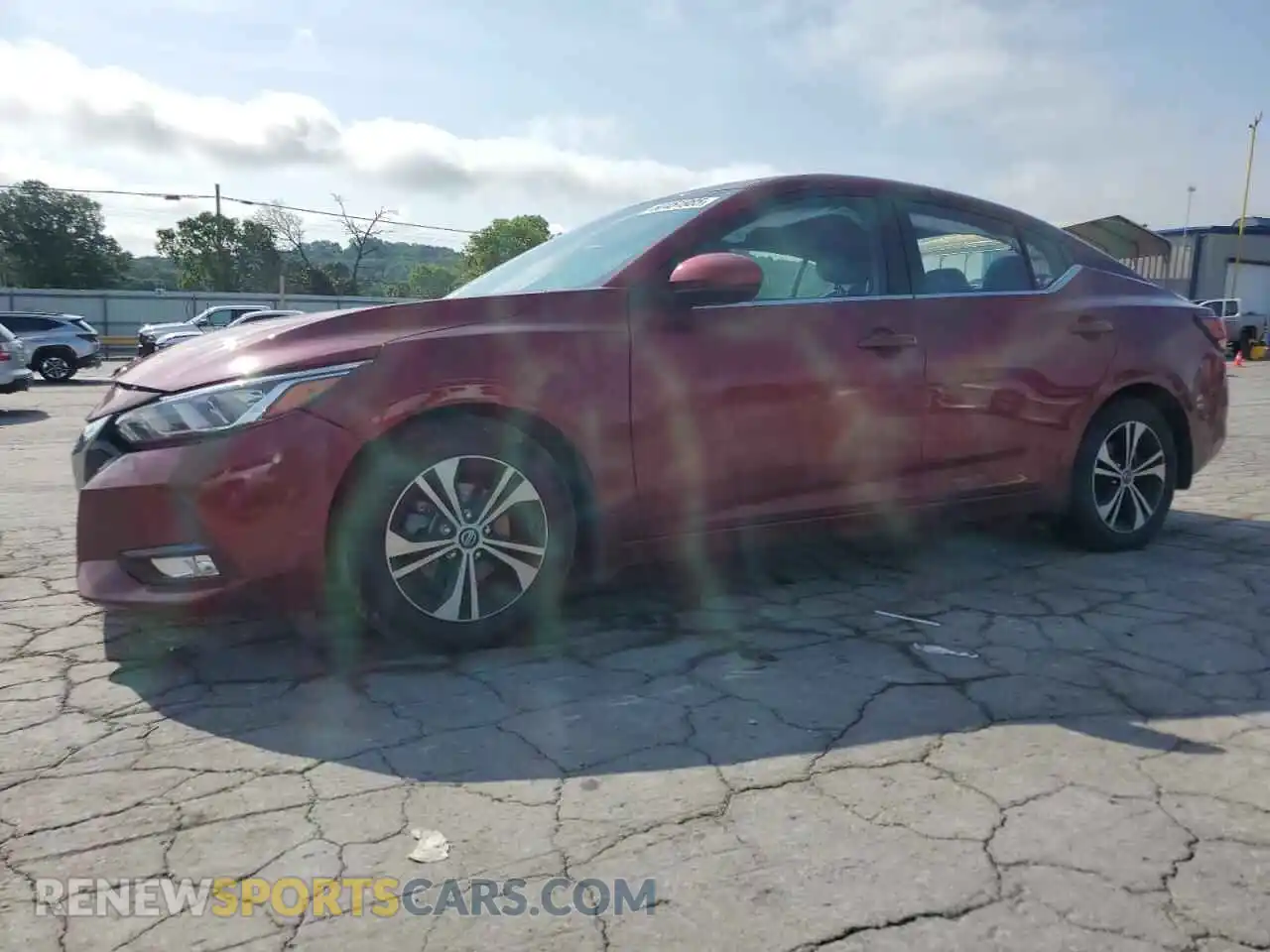 1 fotografías del automóvil dañado 3N1AB8CVXMY243057 NISSAN SENTRA 2021
