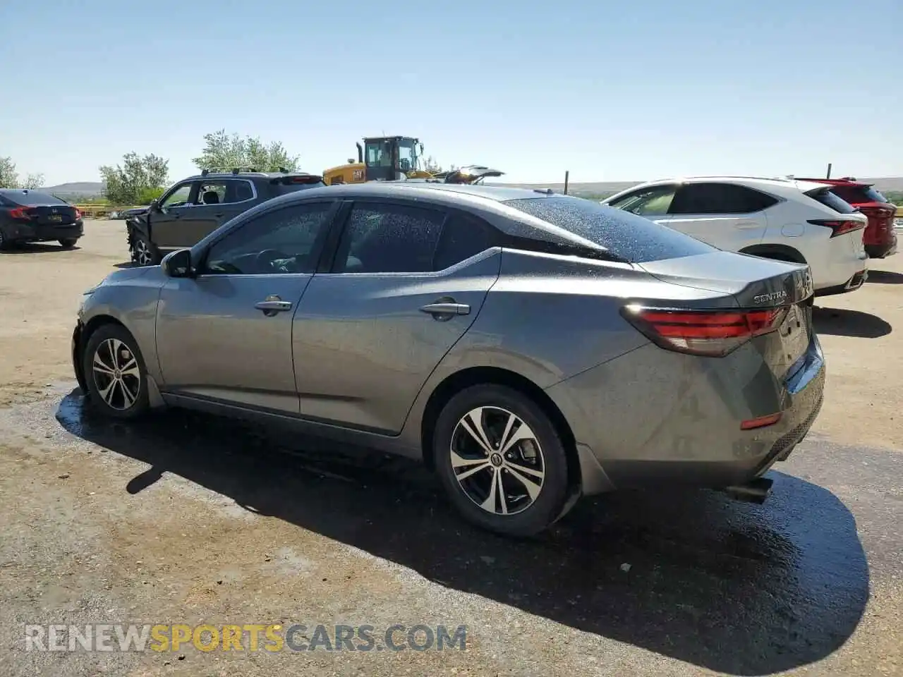 2 fotografías del automóvil dañado 3N1AB8CVXMY244211 NISSAN SENTRA 2021