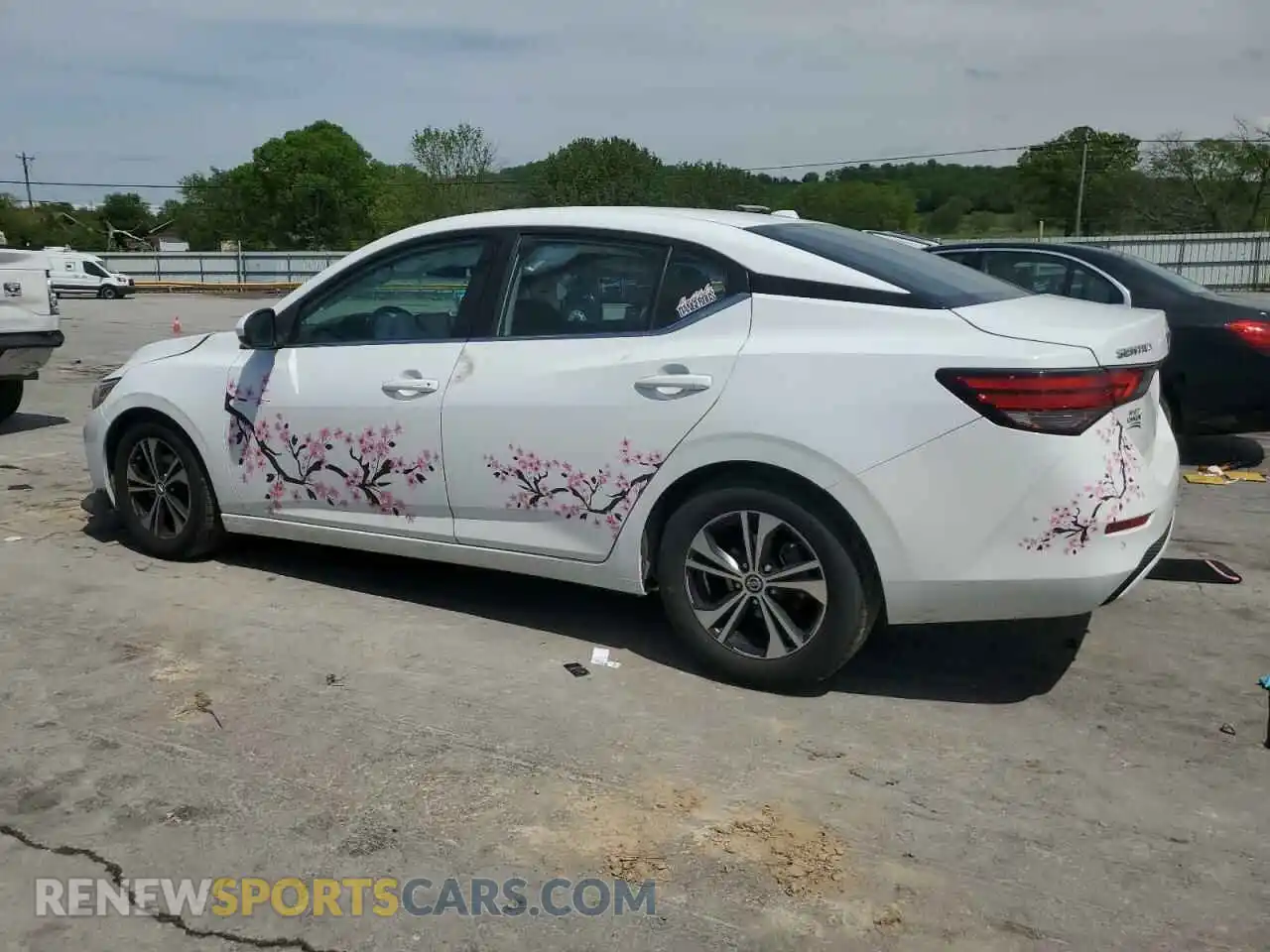 2 Photograph of a damaged car 3N1AB8CVXMY245794 NISSAN SENTRA 2021