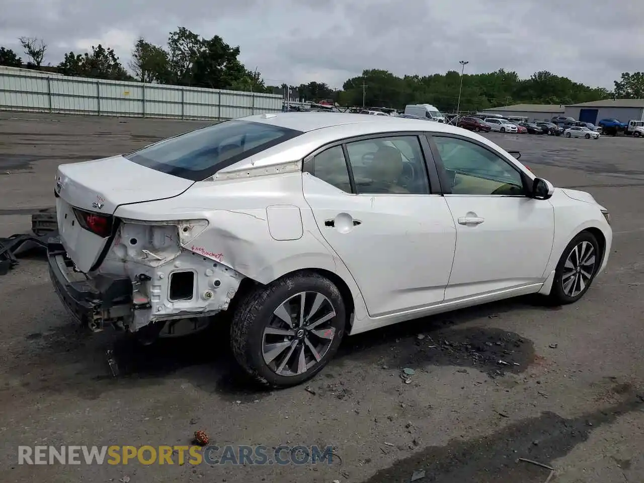 3 Фотография поврежденного автомобиля 3N1AB8CVXMY246654 NISSAN SENTRA 2021