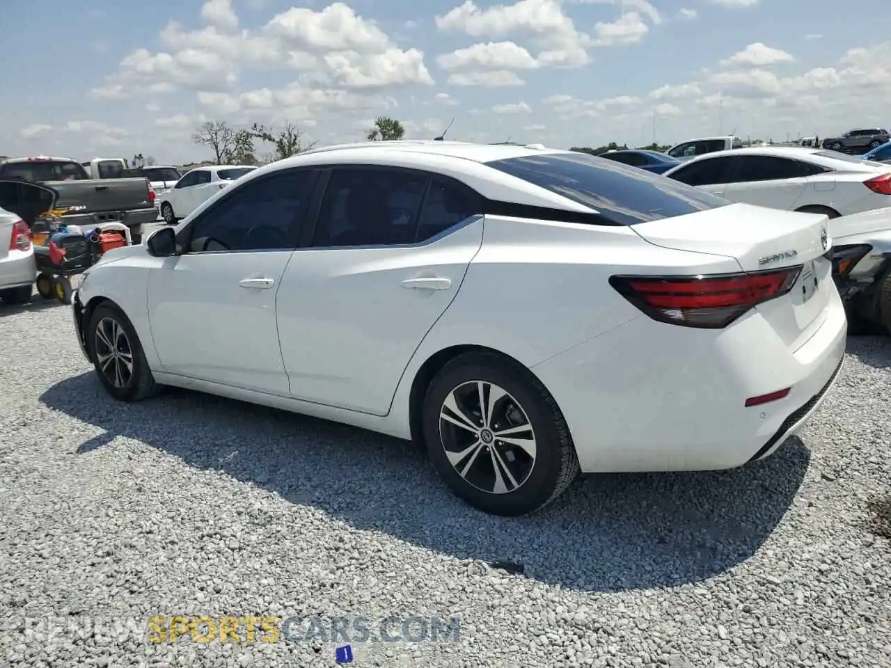 2 Photograph of a damaged car 3N1AB8CVXMY246671 NISSAN SENTRA 2021