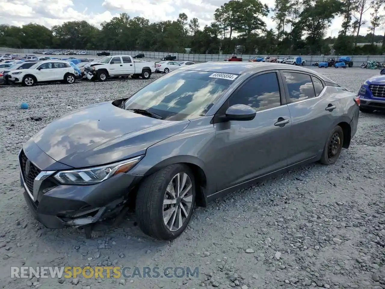 1 Photograph of a damaged car 3N1AB8CVXMY248159 NISSAN SENTRA 2021
