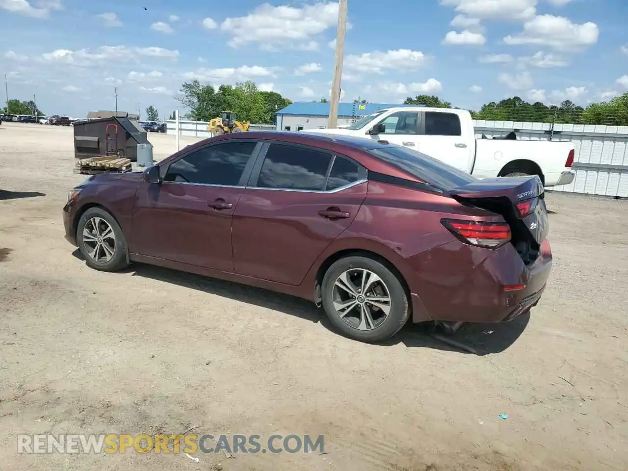 2 Photograph of a damaged car 3N1AB8CVXMY248842 NISSAN SENTRA 2021