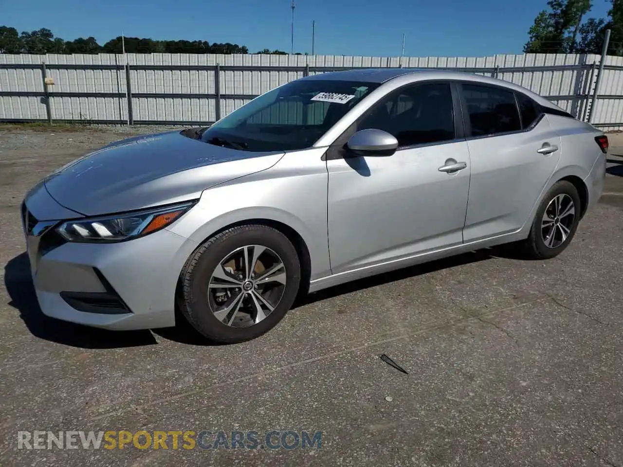 1 Photograph of a damaged car 3N1AB8CVXMY250218 NISSAN SENTRA 2021