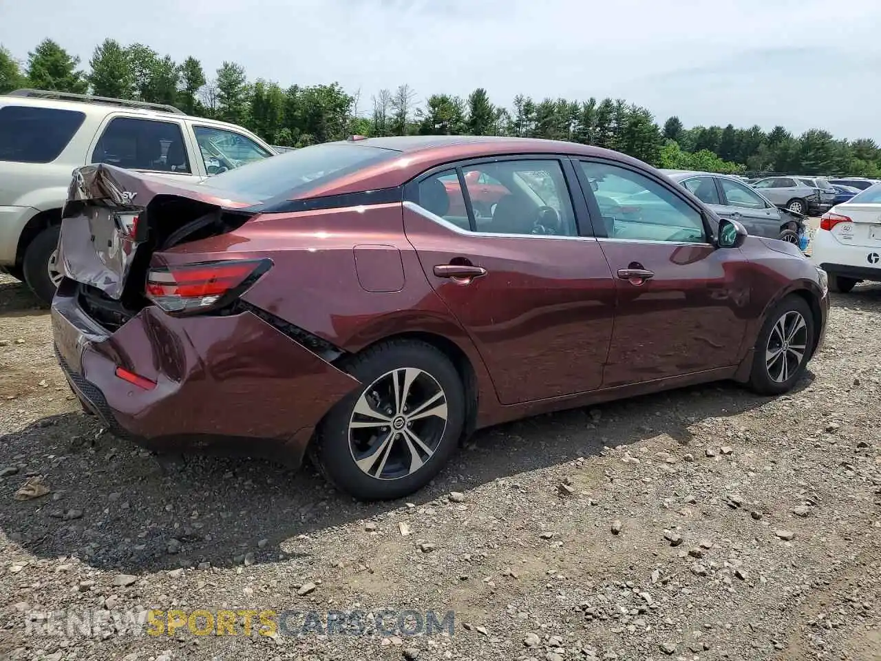 3 Photograph of a damaged car 3N1AB8CVXMY251854 NISSAN SENTRA 2021