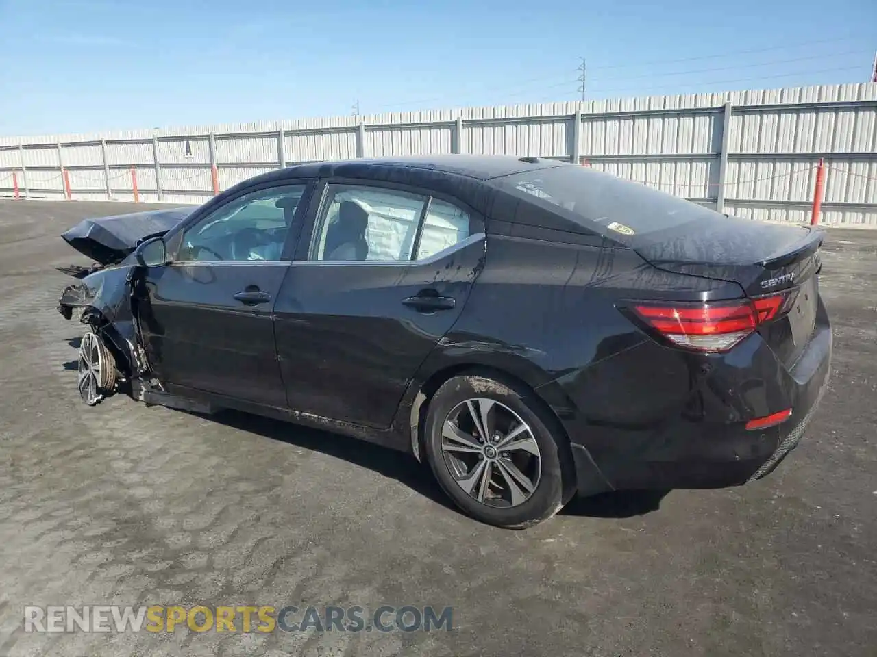 2 fotografías del automóvil dañado 3N1AB8CVXMY253037 NISSAN SENTRA 2021