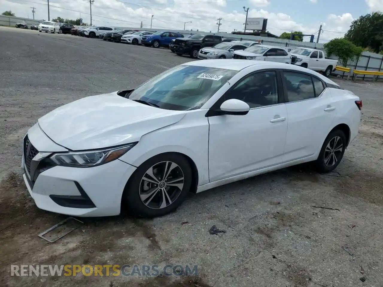 1 Photograph of a damaged car 3N1AB8CVXMY254530 NISSAN SENTRA 2021