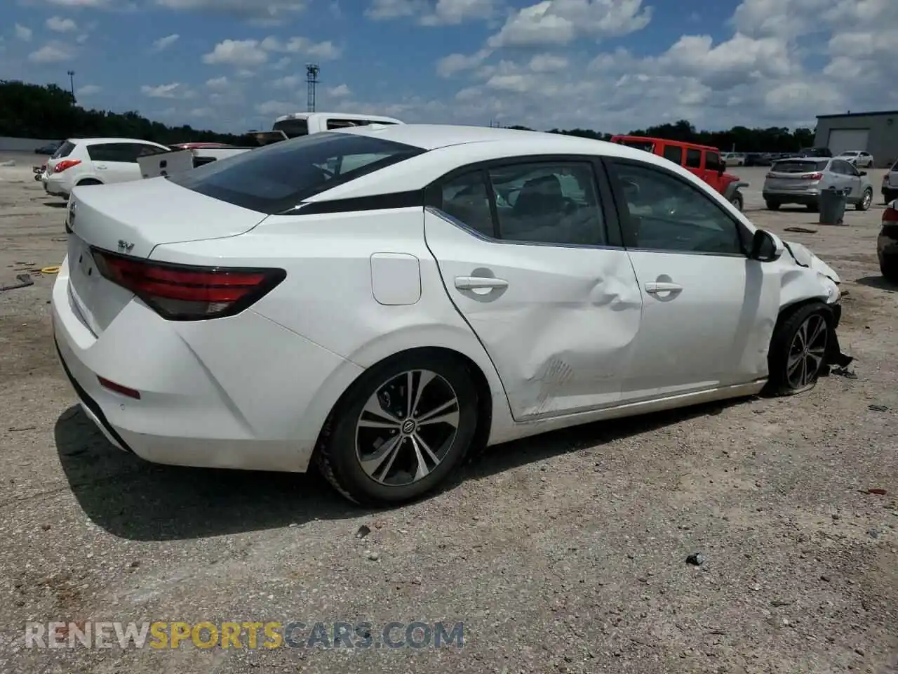 3 Photograph of a damaged car 3N1AB8CVXMY254530 NISSAN SENTRA 2021