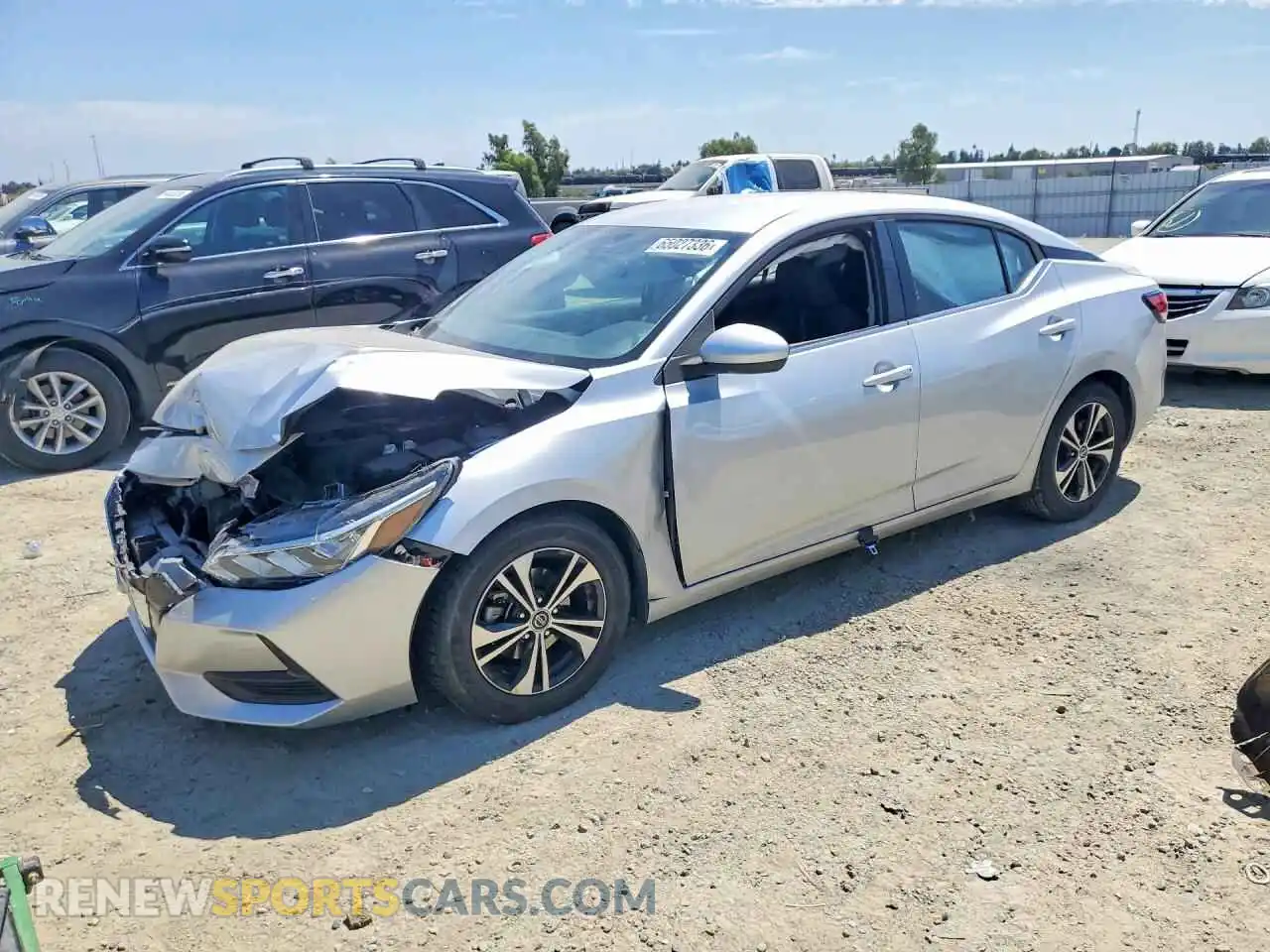 1 Photograph of a damaged car 3N1AB8CVXMY254642 NISSAN SENTRA 2021
