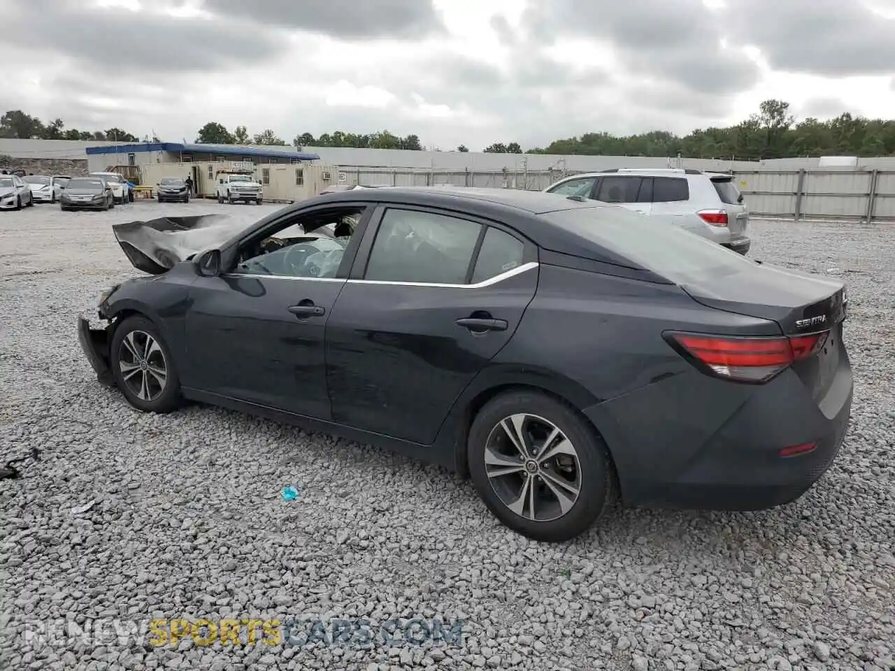 2 Photograph of a damaged car 3N1AB8CVXMY255063 NISSAN SENTRA 2021