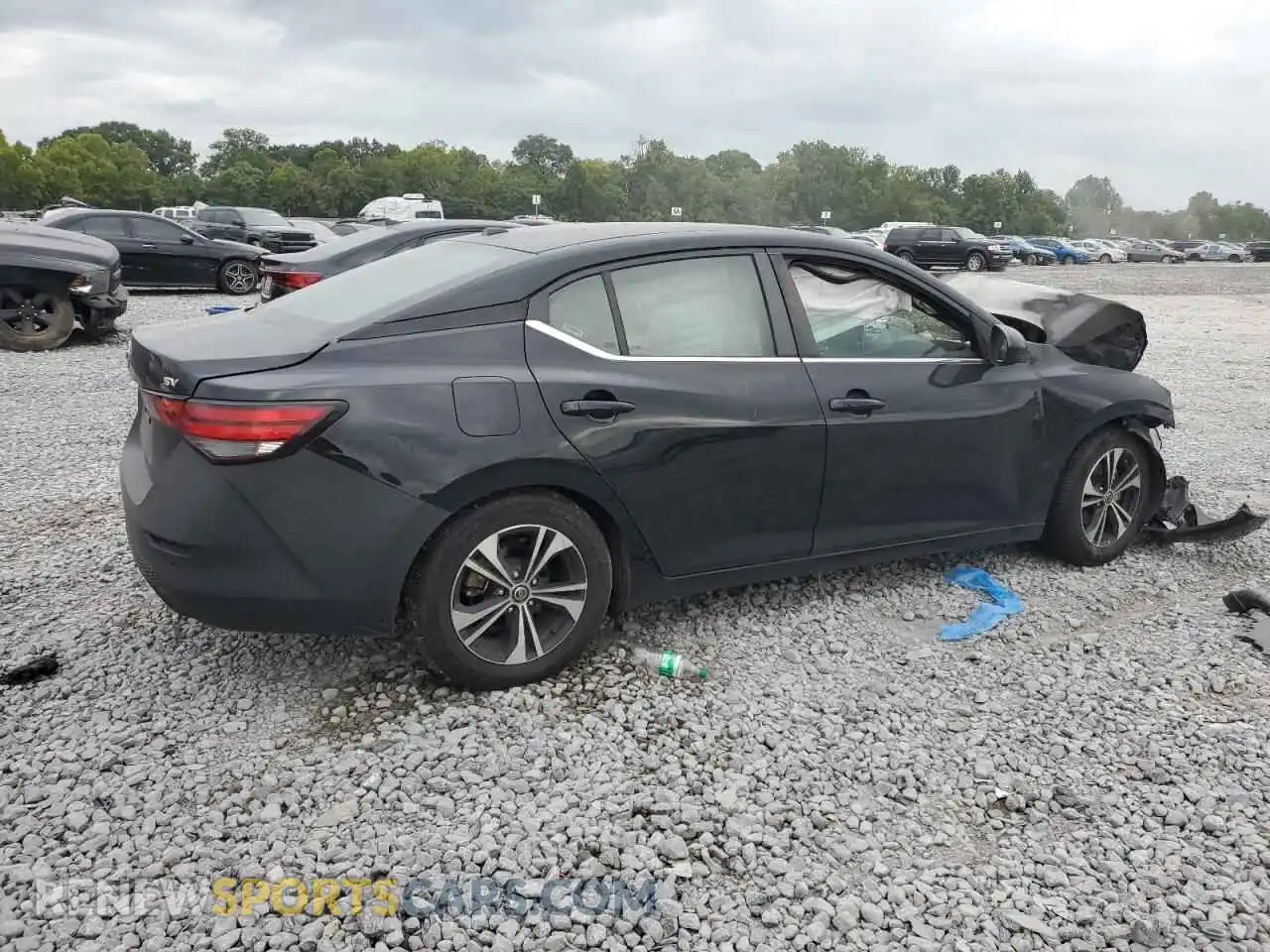 3 Photograph of a damaged car 3N1AB8CVXMY255063 NISSAN SENTRA 2021