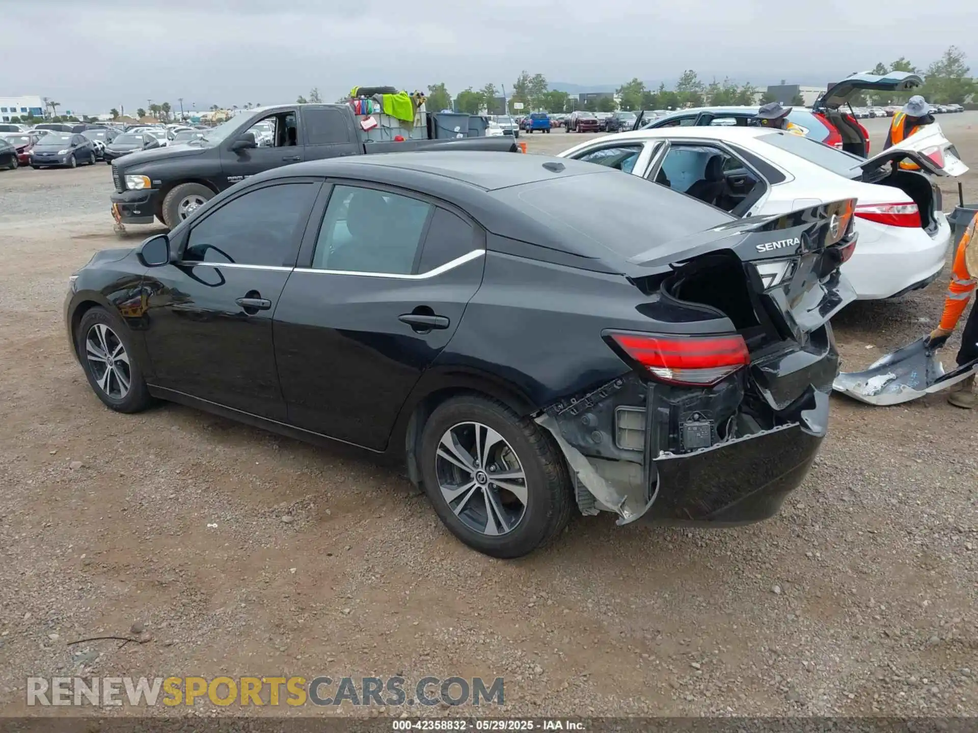 3 Photograph of a damaged car 3N1AB8CVXMY255080 NISSAN SENTRA 2021