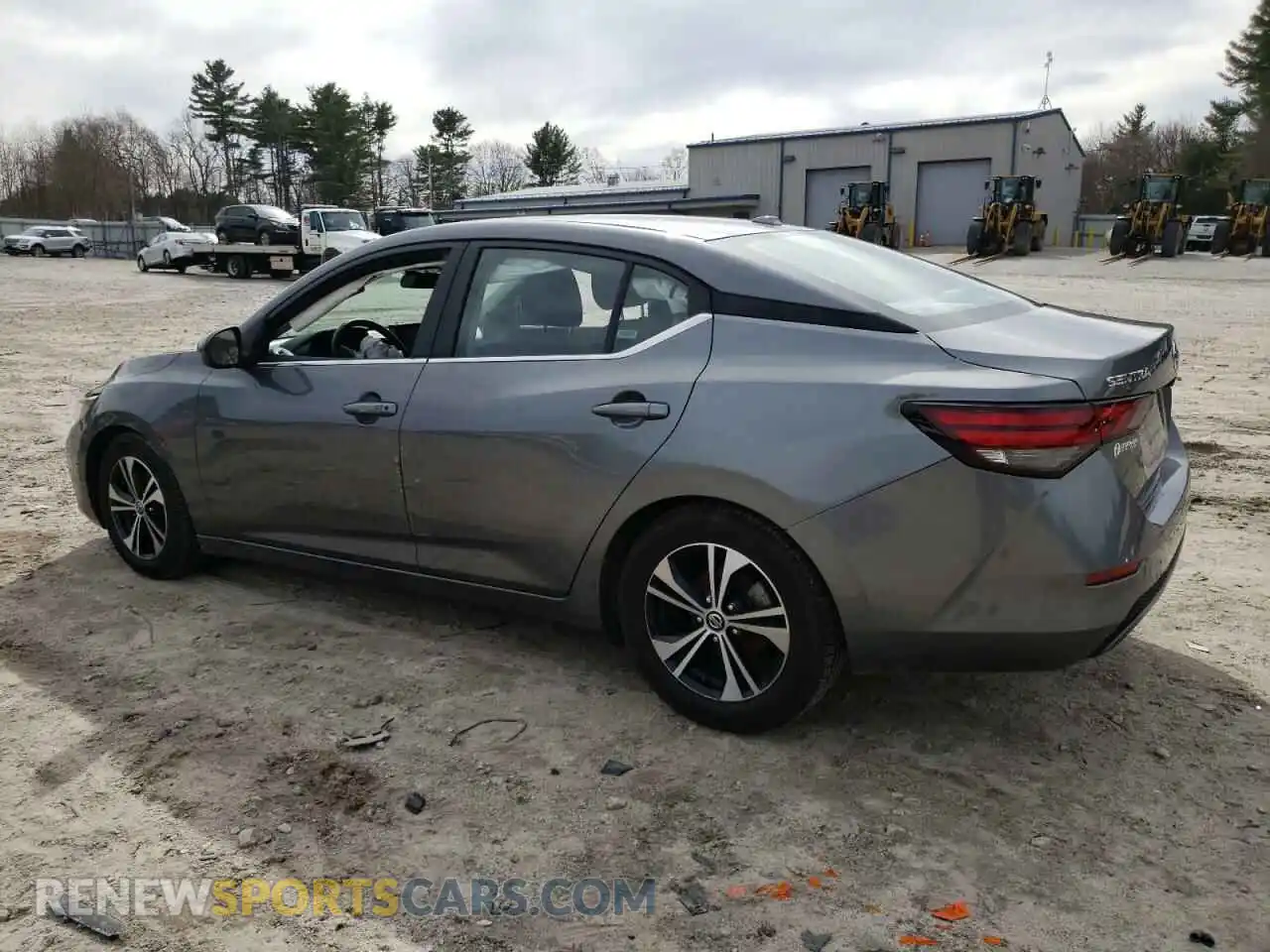 2 fotografías del automóvil dañado 3N1AB8CVXMY255368 NISSAN SENTRA 2021