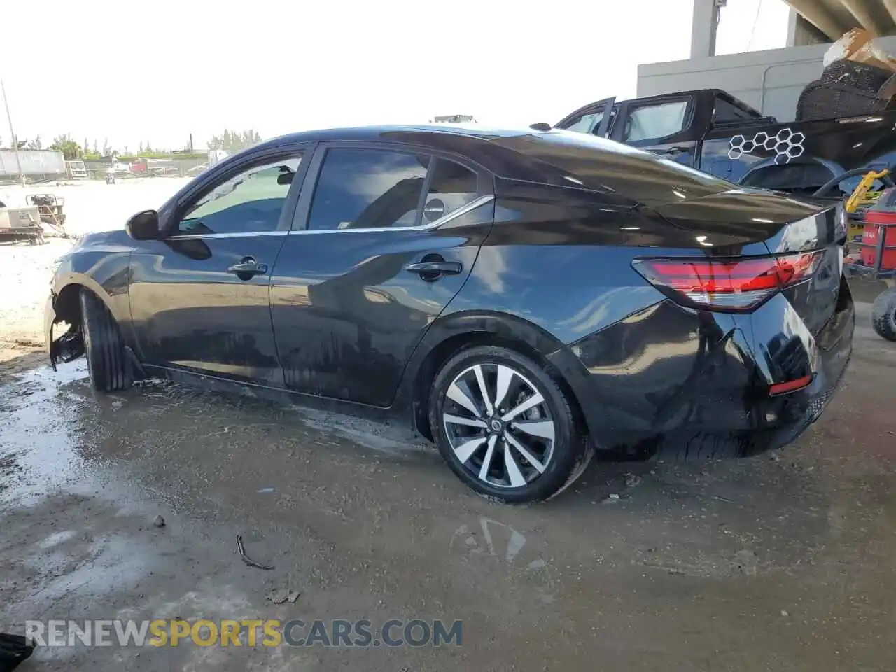 2 Photograph of a damaged car 3N1AB8CVXMY258044 NISSAN SENTRA 2021