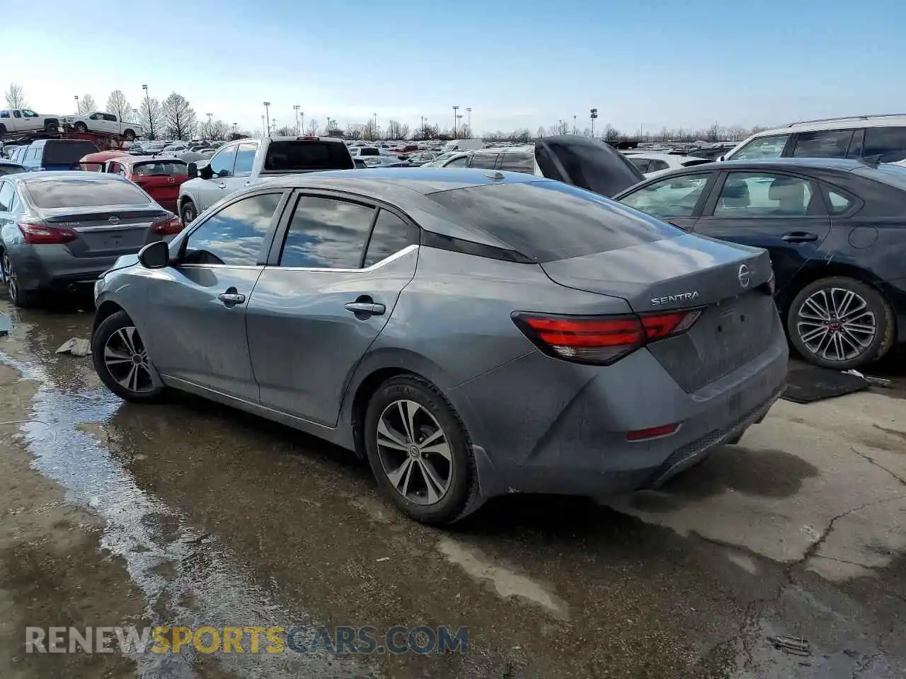 2 Photograph of a damaged car 3N1AB8CVXMY258562 NISSAN SENTRA 2021