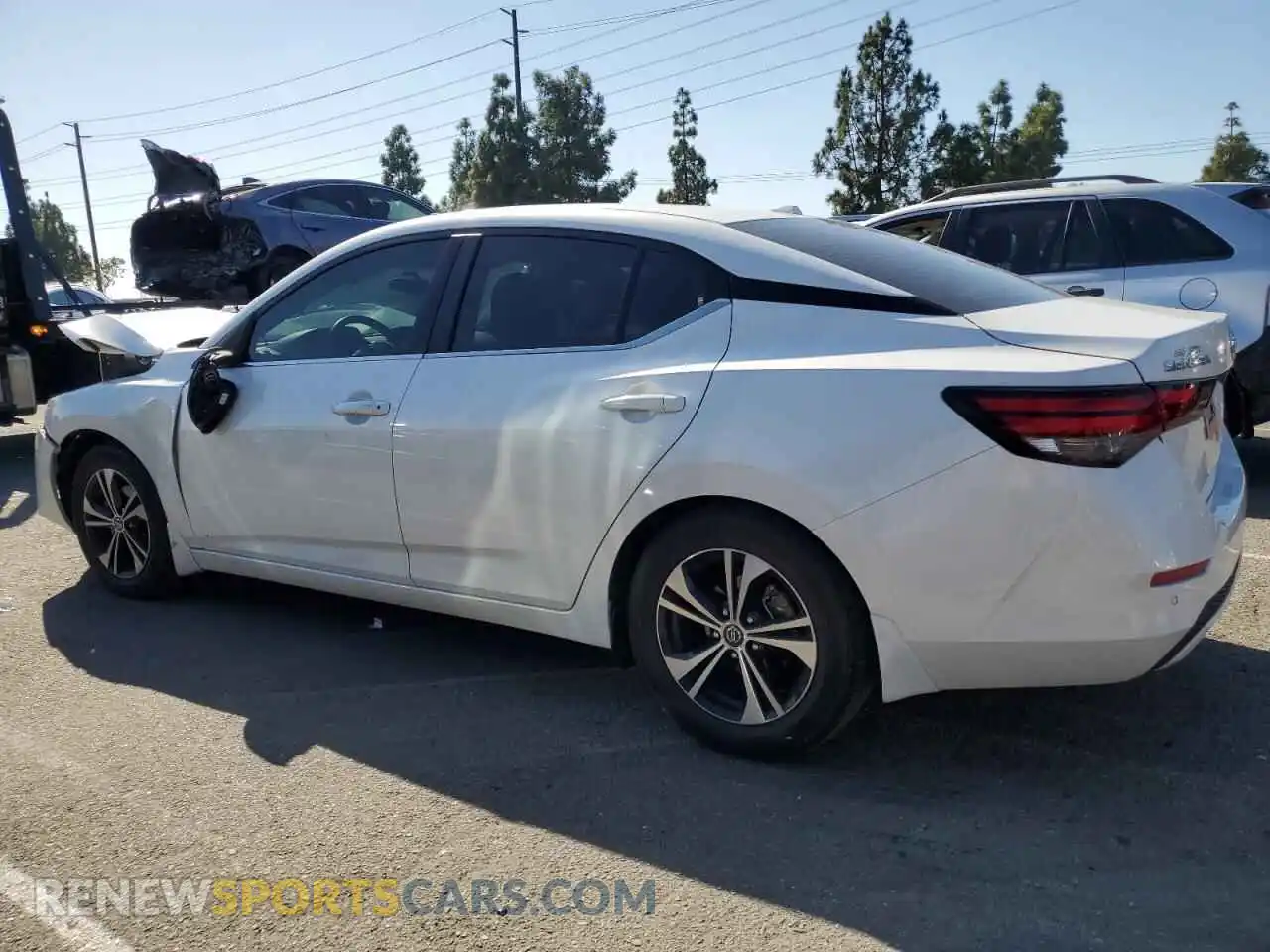 2 Photograph of a damaged car 3N1AB8CVXMY259520 NISSAN SENTRA 2021