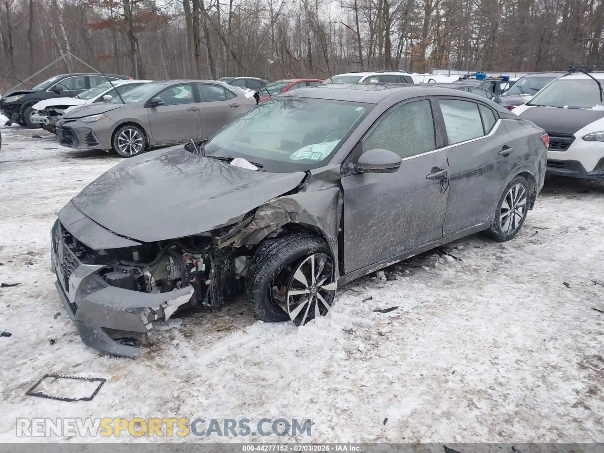 2 Photograph of a damaged car 3N1AB8CVXMY260232 NISSAN SENTRA 2021