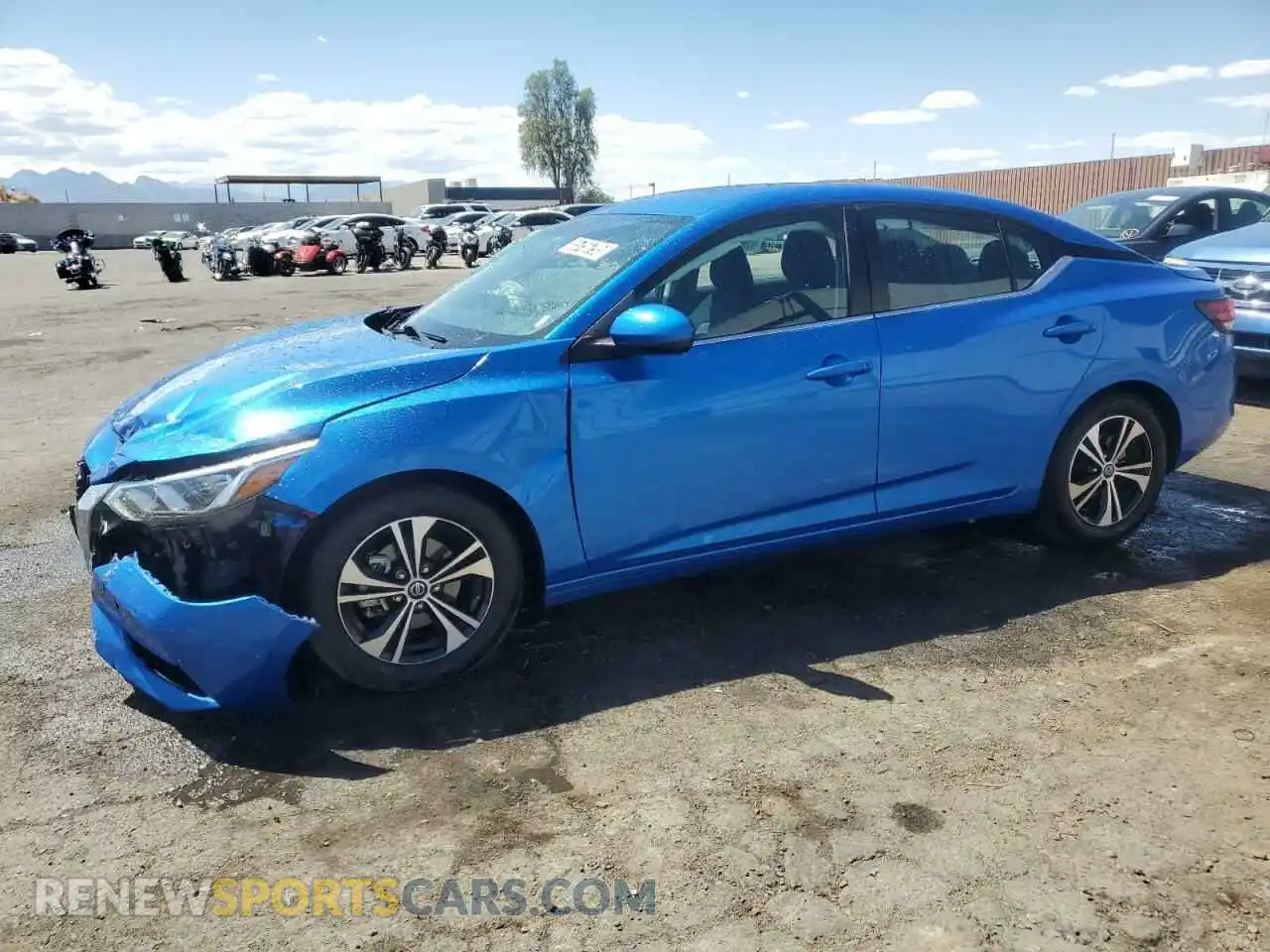 1 Photograph of a damaged car 3N1AB8CVXMY262837 NISSAN SENTRA 2021