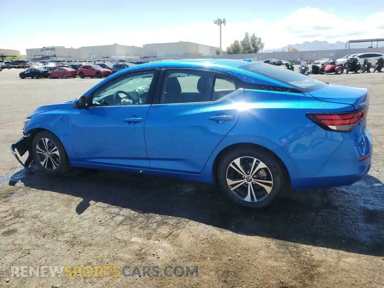 2 Photograph of a damaged car 3N1AB8CVXMY262837 NISSAN SENTRA 2021