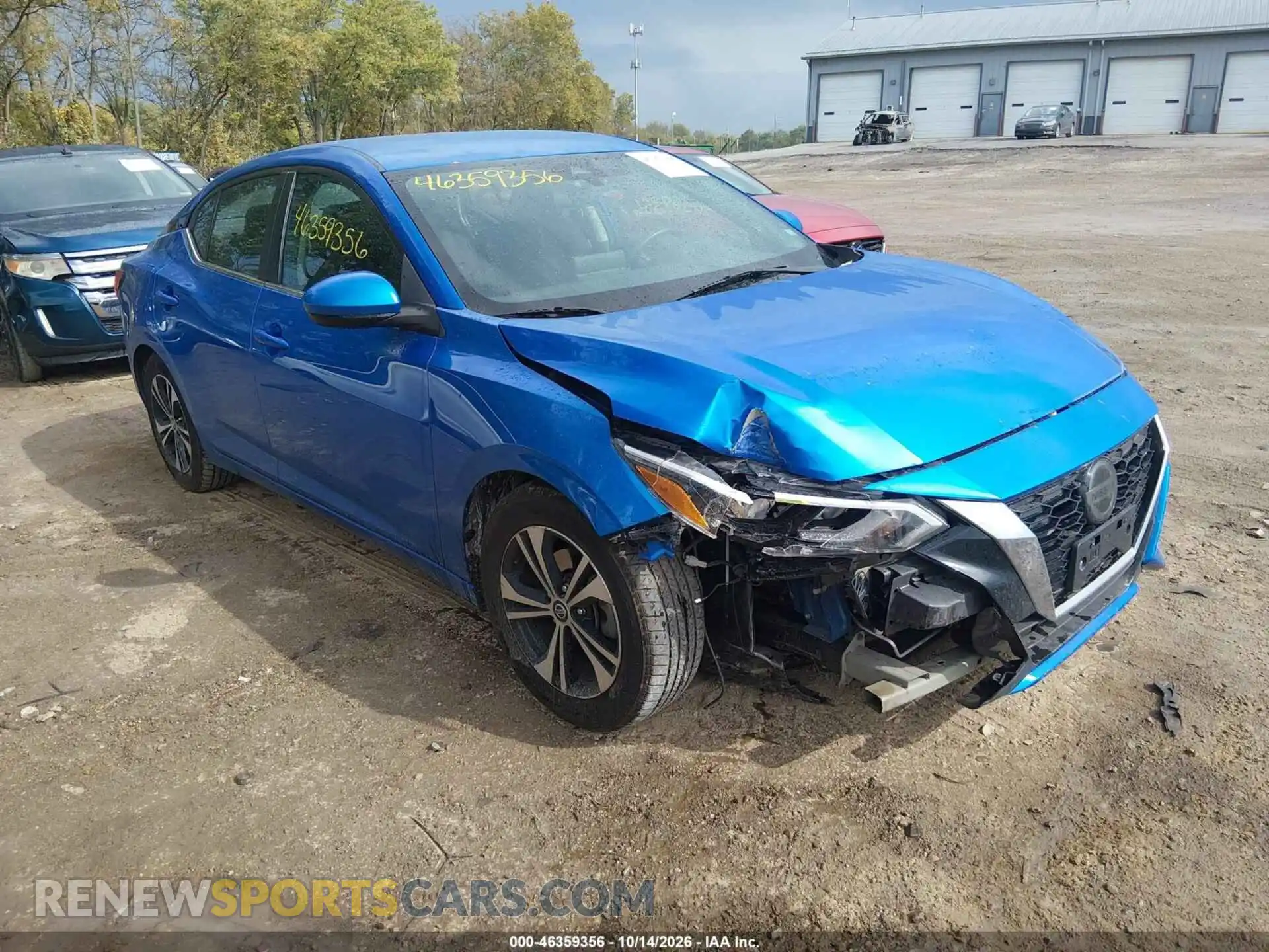 1 fotografías del automóvil dañado 3N1AB8CVXMY264152 NISSAN SENTRA 2021