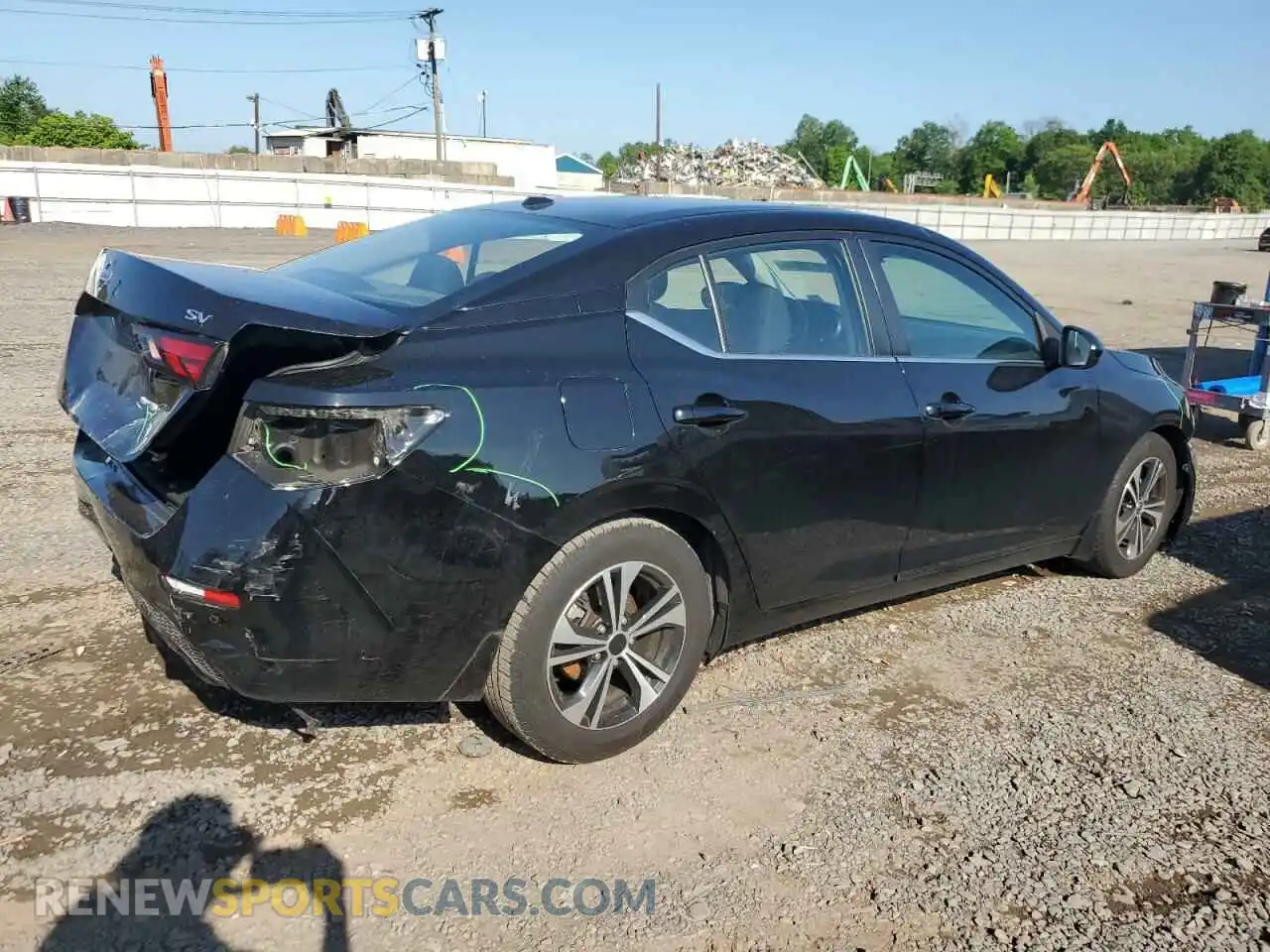 3 Фотография поврежденного автомобиля 3N1AB8CVXMY264989 NISSAN SENTRA 2021