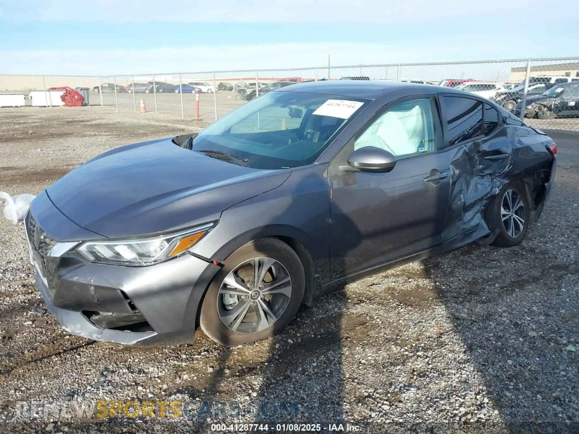2 Photograph of a damaged car 3N1AB8CVXMY265740 NISSAN SENTRA 2021