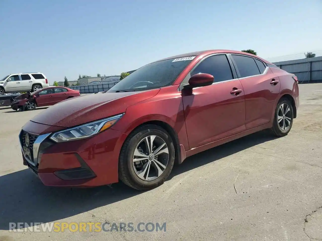 1 fotografías del automóvil dañado 3N1AB8CVXMY267939 NISSAN SENTRA 2021
